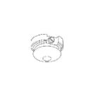 Side Lighting - BINARIO SITRACK 230V Bloccacavo per adattatore Cable clamp for adapter BI WH