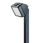 Side Lighting - Palo da interrare H.6mT Pole mounted on spike NE BL QUADRO MONO