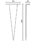 SIDELITE - Picchetto per basetta GR