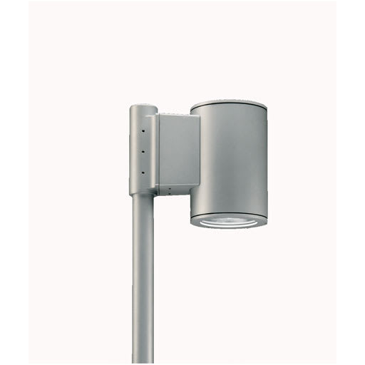 Side Lighting - TESTA PALO Singolo Pole head for single fixture BI WH
