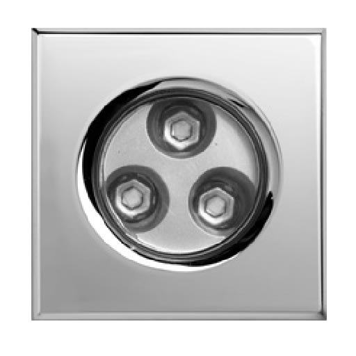 Side Lighting - EYES B-3 quadro Led BC-c/molla+an+Vp