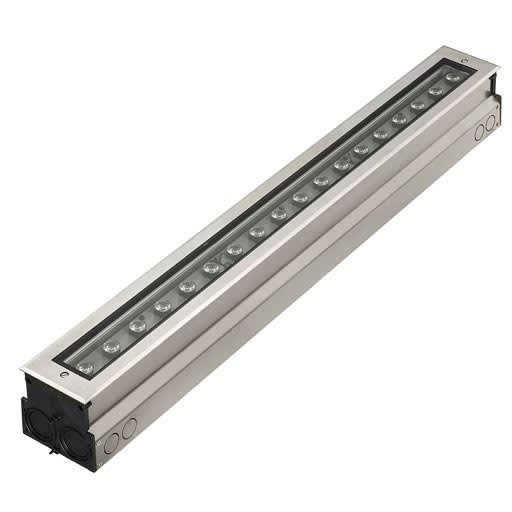 Side Lighting - LONGLIGHT GROUND FLAT L.1540mm RGB IP67 INOX 10? 220-240V 50/60Hz 350mA