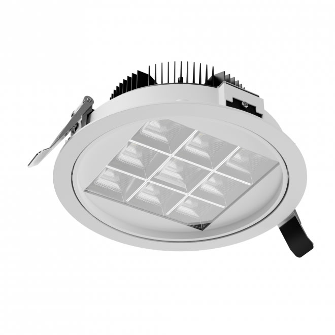 Side Lighting - RULED T20 9 LED PLUS diam.190mm 47W 5002lm 3000K IP20/40 BR RW 12? 220-240V 50