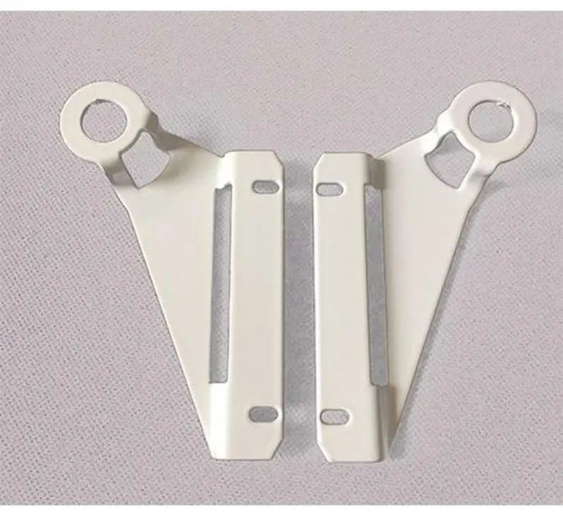 Acova - Kit 2 pattes de fixations, blanc RAL 9016, soufflant REGATE+Air SX-IFS / TSX-IFS