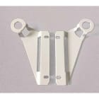 Acova - Kit 2 pattes de fixations, blanc RAL 9016, soufflant REGATE+Air SX-IFS / TSX-IFS