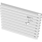 Acova - Kit de 4 fixations murales C41, blanc RAL 9016, Acova KEVA VKD / HKD