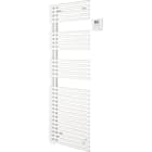 Acova - Cala Asymétrique EL gauche, cde RF, Blanc RAL 9016, 500W, H 1466 mm / L 396 mm