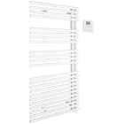 Acova - Cala Asymétrique EL gauche, cde RF, Blanc RAL 9016, 500W, H 1186 mm / L 496 mm