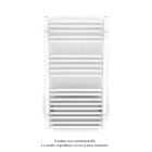 Acova - Atoll Spa EL +Air, Blanc RAL 9016, 500W, H 1011 mm / L 510 mm