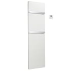Acova - Plume EL commande RF, Blanc RAL 9016, 500 W , H 1570 mm / L 400 mm