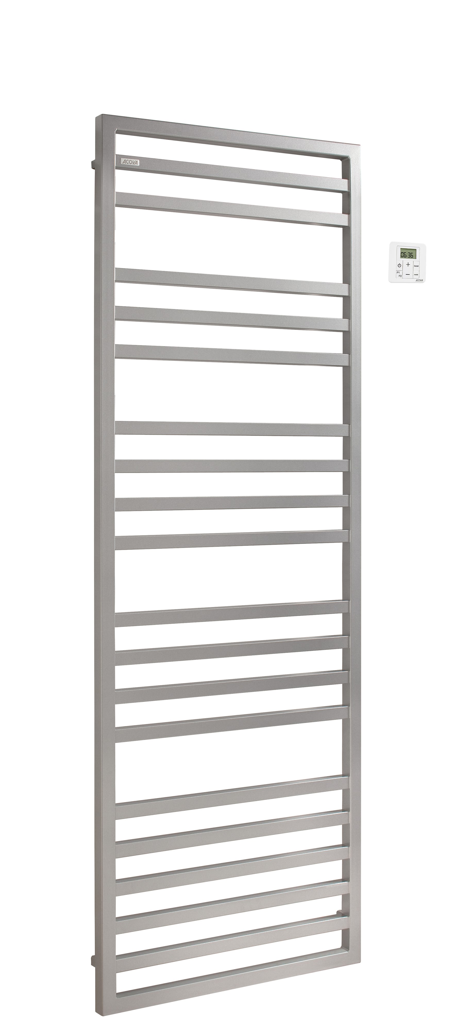 Acova - Kadrane Spa EL cde RF, Finition chromée, 300W, H 1539 mm / L 450 mm