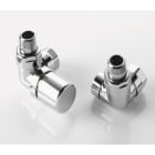 Acova - Robinetterie thermostatisable équerre angle 1/2'', tête angleD - Kit F chr