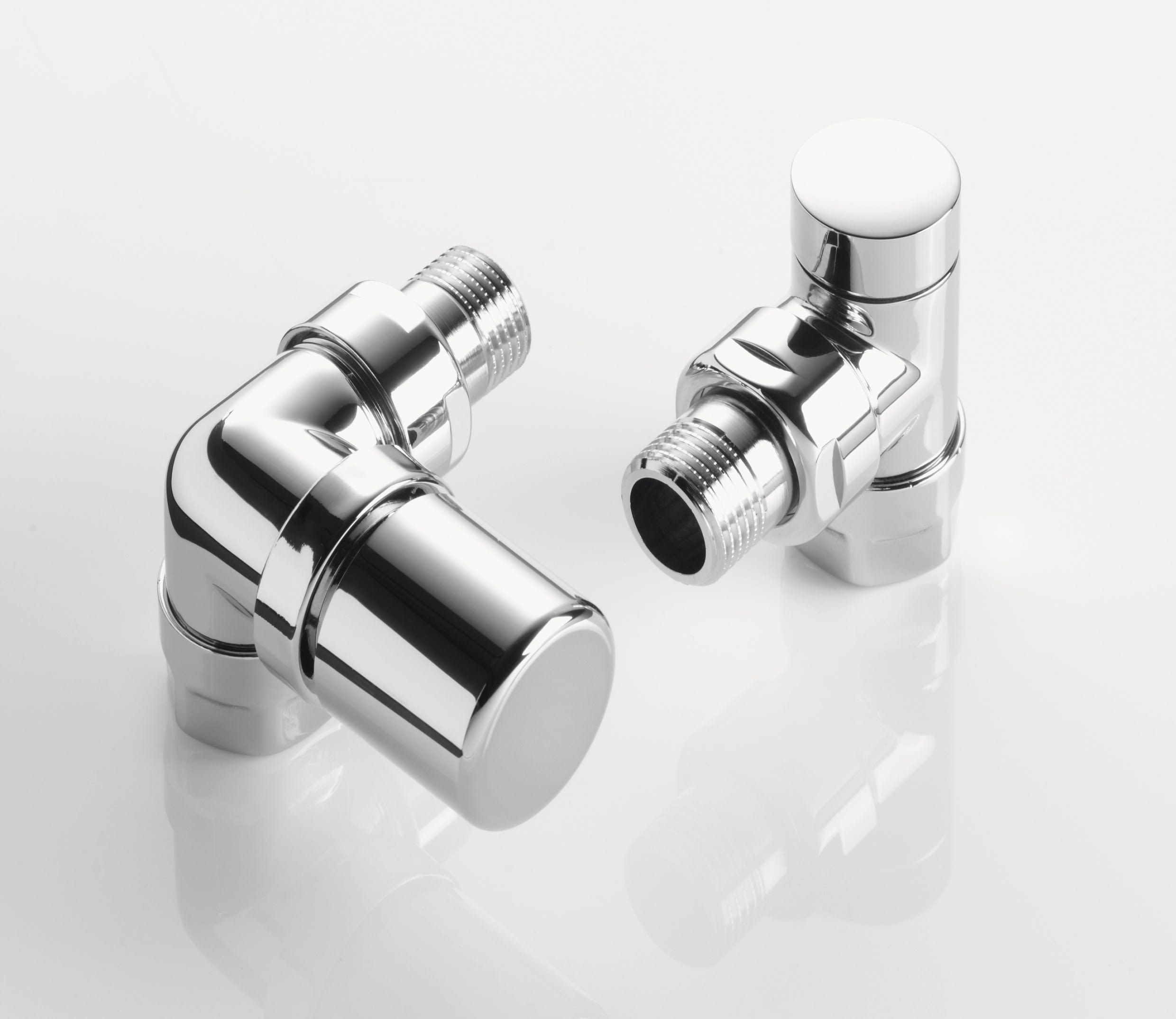 Acova - Robinetterie thermostatisable équerre angle 1/2'' -rad, tête angleD - Kit I chr