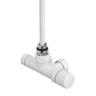 Acova - Robinetterie monopoint thermostatisable coudée 1/2'' têtedroite - Kit K blanc
