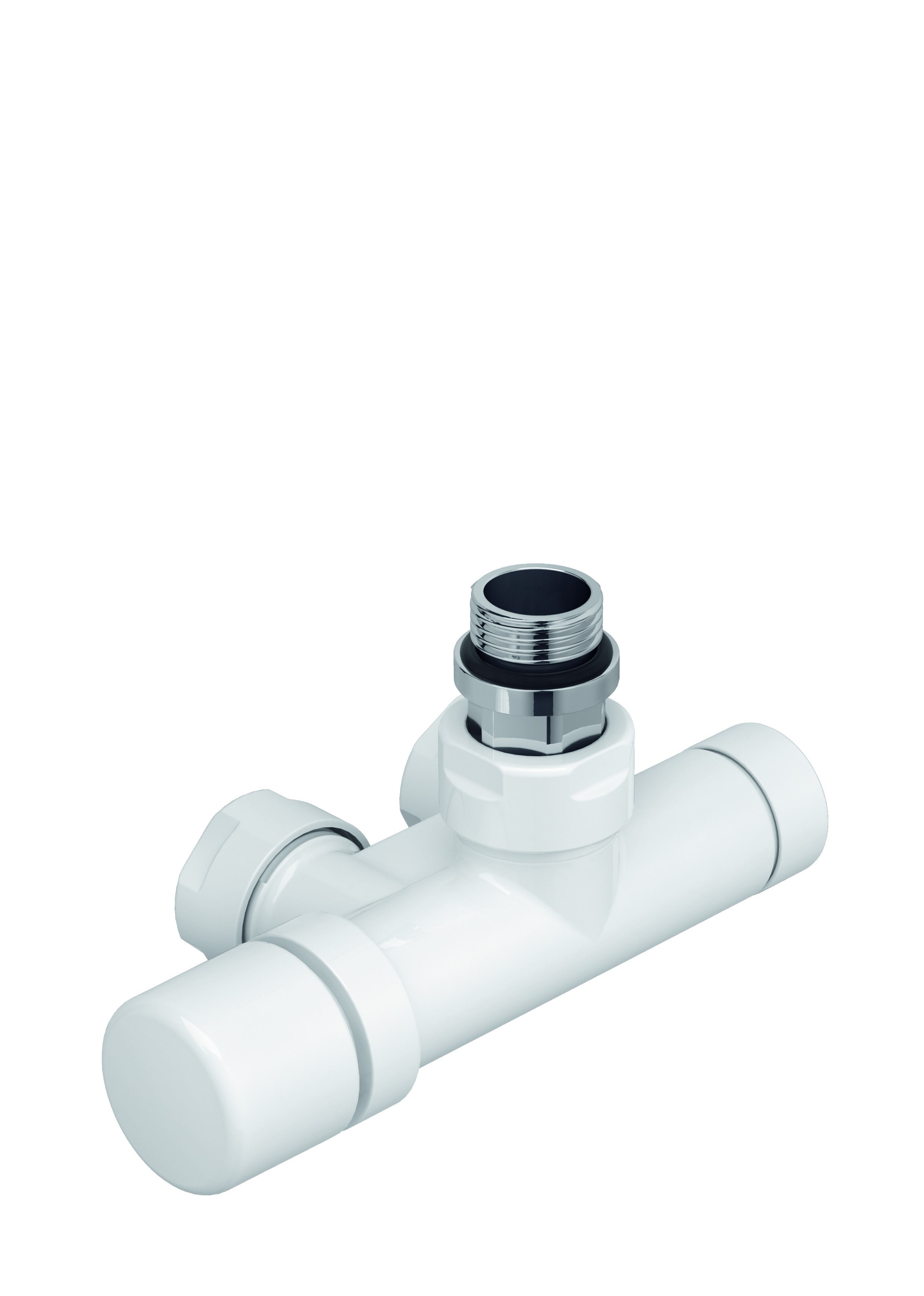 Acova - Robinetterie monopoint thermostatisable coudée 1/2'' têtegauche - Kit M blanc