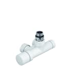 Acova - Robinetterie monopoint thermostatisable coudée 1/2'' têtegauche - Kit M blanc