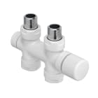 Acova - Robinetterie thermostatisable H droit réversible 1/2'', tête man. - Kit O blanc