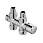 Acova - Robinetterie thermostatisable H droit réversible 1/2'', tête man.- Kit O chromé