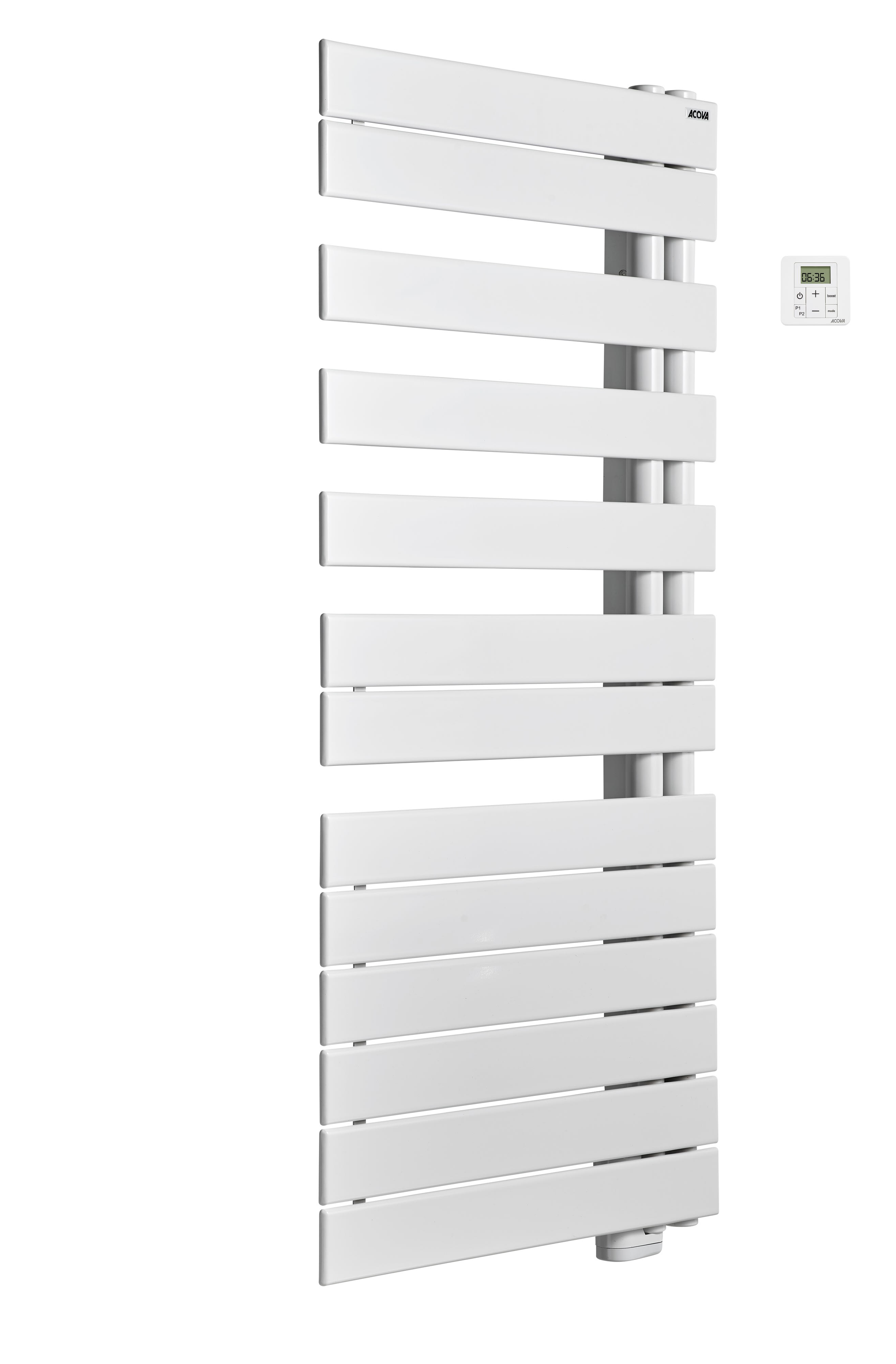 Acova - Fassane Spa Twist EL droite, cde RF, Blanc RAL 9016, 1000W, H1699 mm / L550 mm