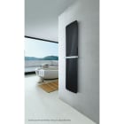 Acova - Folio glass EL, surface verre en finition noire, 650W , H 1796 mm / L 441 mm