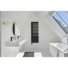 Acova - Fassane Spa Asy EL gauche régul. IHC, Noir RAL 9017, 1000W, H 1876 mm / L 608 mm