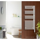 Acova - Cala Asymétrique EL droite cde IHC, Blanc RAL 9016, 400W, H 1289 mm / L 398 mm