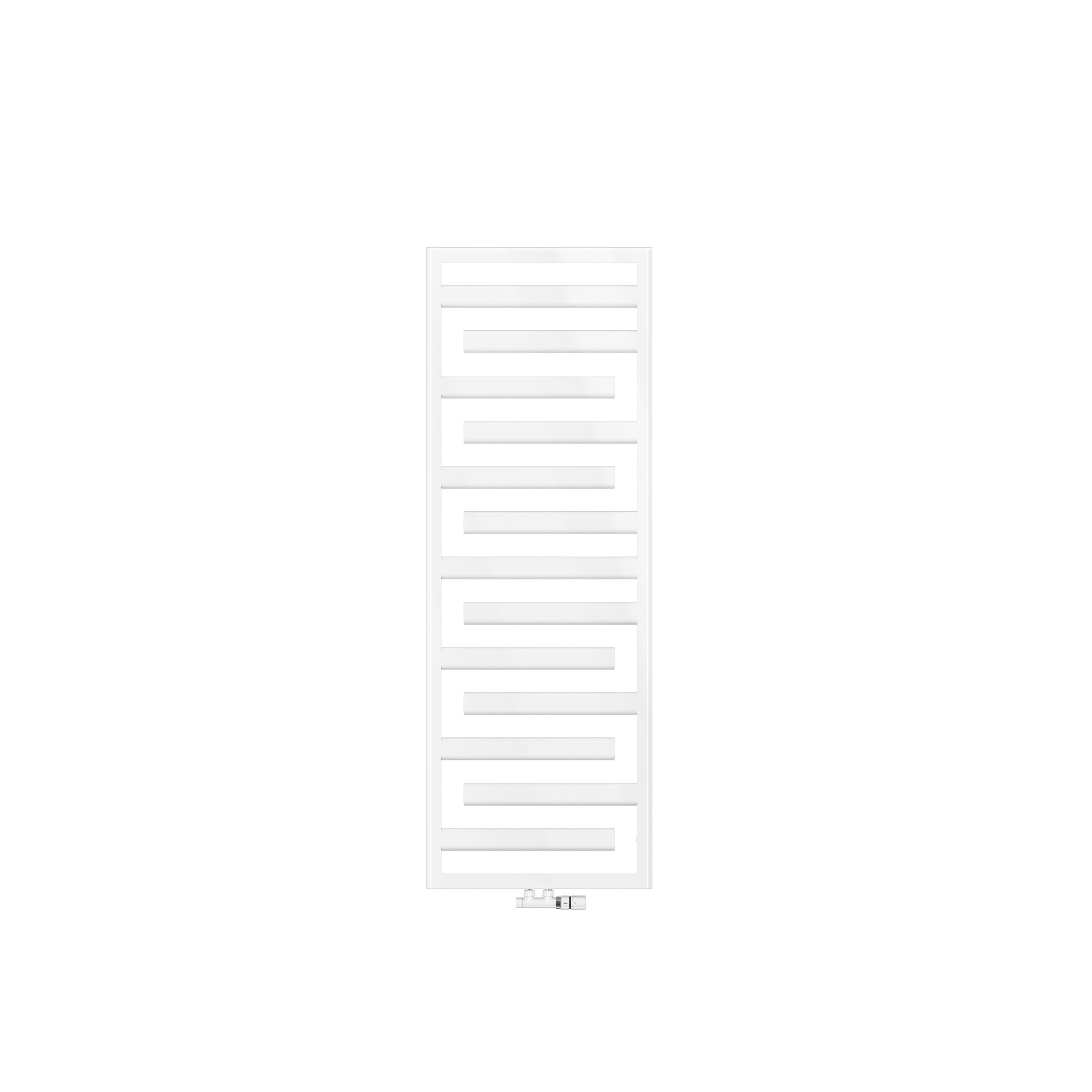 Acova - Kapla EC, Blanc RAL 9016, 898W,  H 1700 mm / L 600 mm, robinet blanc