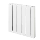 Acova - Atoll EL Boîtier digital, Blanc RAL 9010, 1000W, H 575 mm / L 574 mm