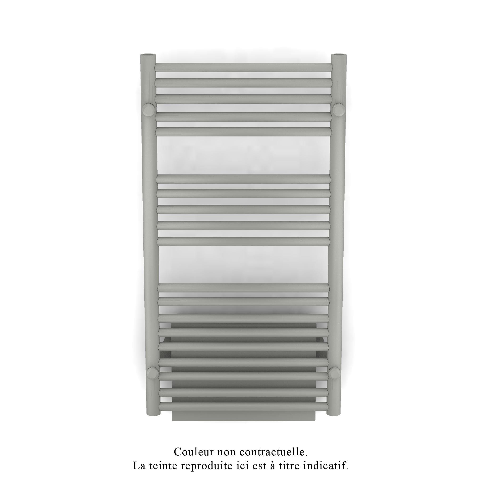 Acova - Atoll Spa EL +Air, couleur Inox Look, 500W, H 1011 mm / L 510 mm