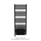 Acova - Atoll Spa EL +Air, couleur Traffic Black, 750W, H 1371 mm / L 510 mm