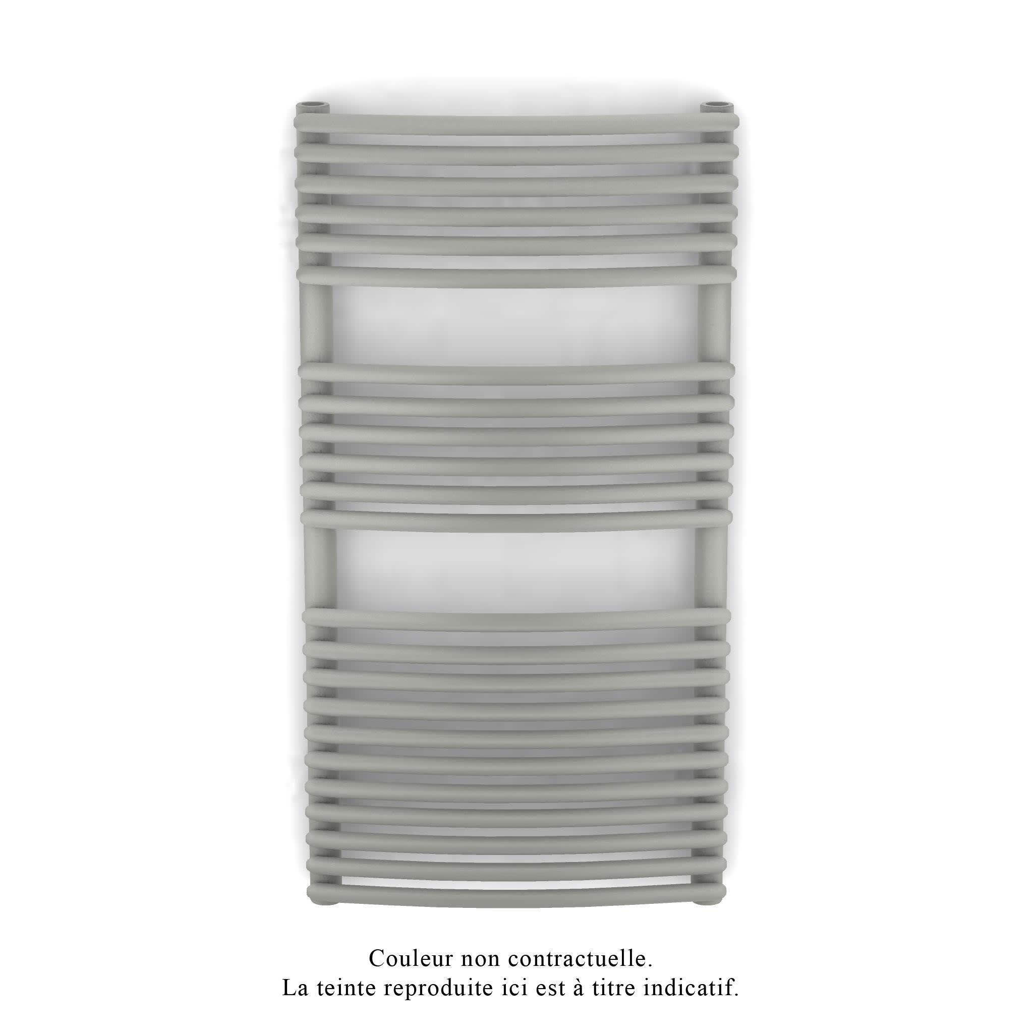 Acova - Kéva Spa MX  cintré, régul.IHD, Inox Look, 462W + 500W, H 934 mm / L 500 mm