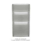 Acova - Kéva Spa MX  cintré, régul.IHD, Inox Look, 462W + 500W, H 934 mm / L 500 mm