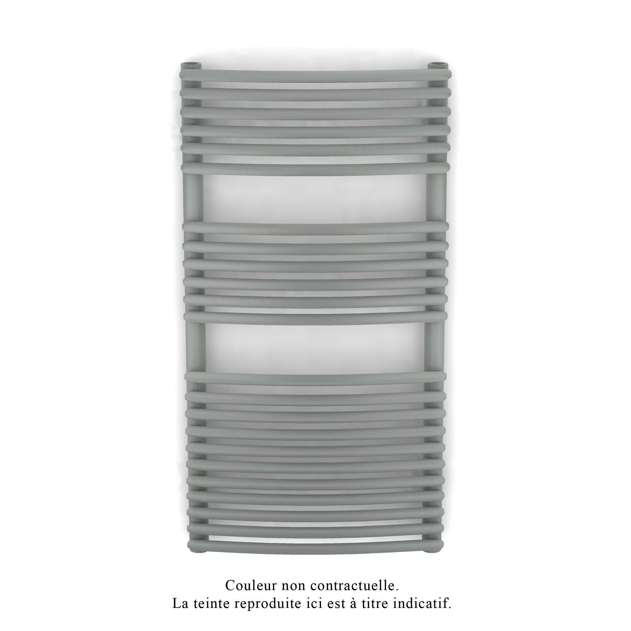 Acova - Kéva Spa MX cintré, régul.IHD, Titane, 462W + 500W, H 934 mm / L 500 mm