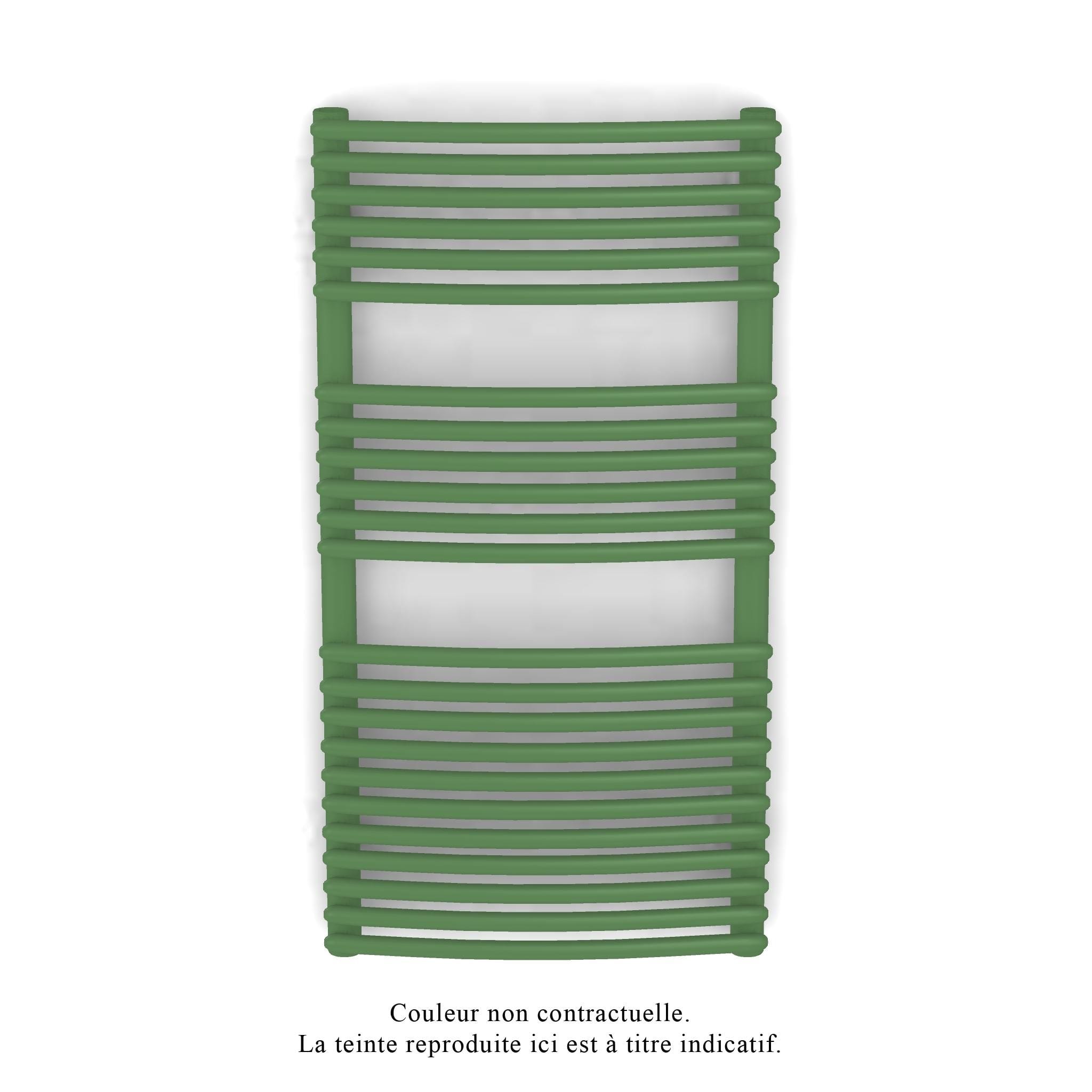 Acova - Kéva Spa MX  cintré, régul.IHD, Reseda Green, 462W + 500W, H 934 mm / L 500 mm