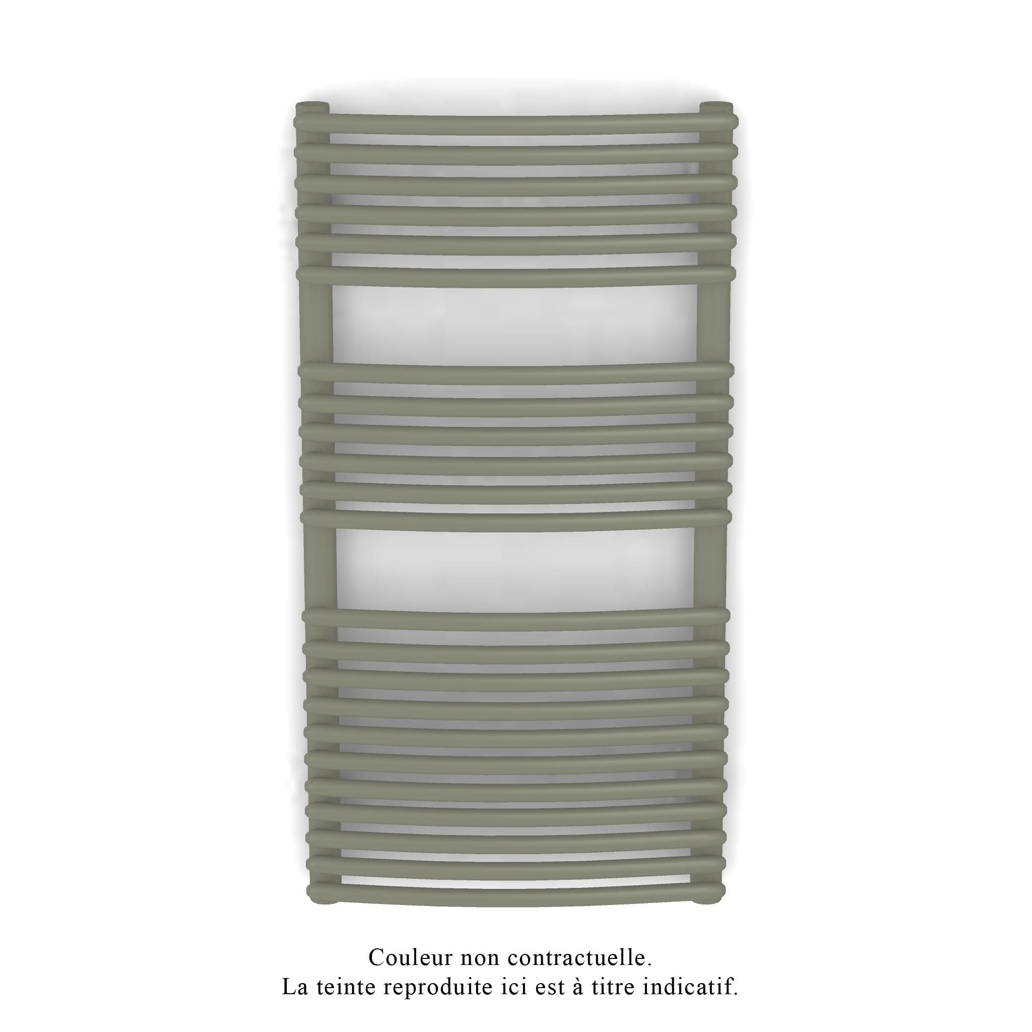 Acova - Kéva Spa MX cintré, régul.IHD, Cement Grey, 462W + 500W, H 934 mm / L 500 mm