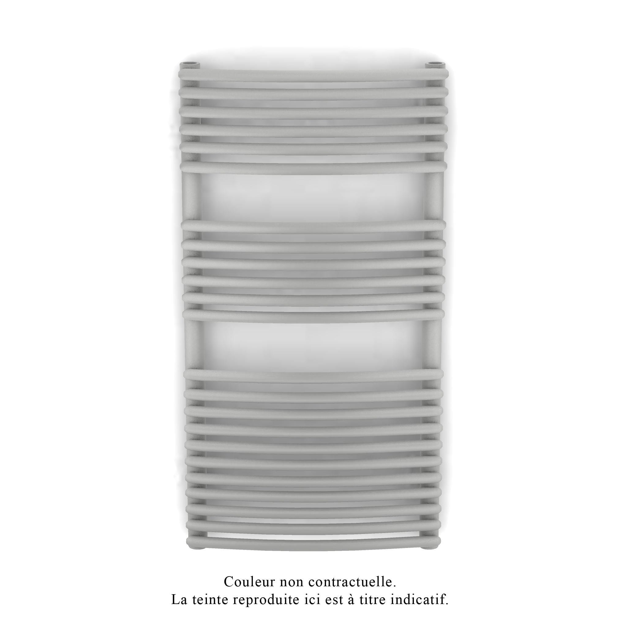 Acova - Kéva Spa MX cintré, régul.IHD,White Aluminium, 462W + 500W, H 934 mm / L 500 mm