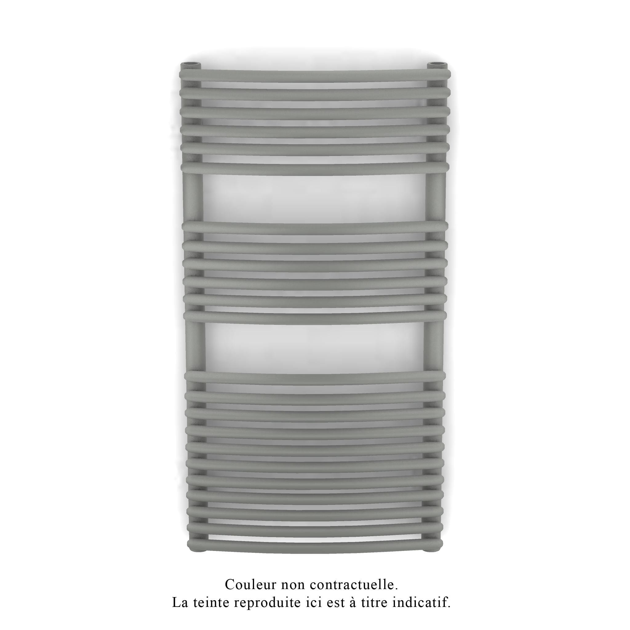 Acova - Kéva Spa MX  cintré, régul.IHD, Grey Aluminium, 462W + 500W,H 934 mm / L 500 mm