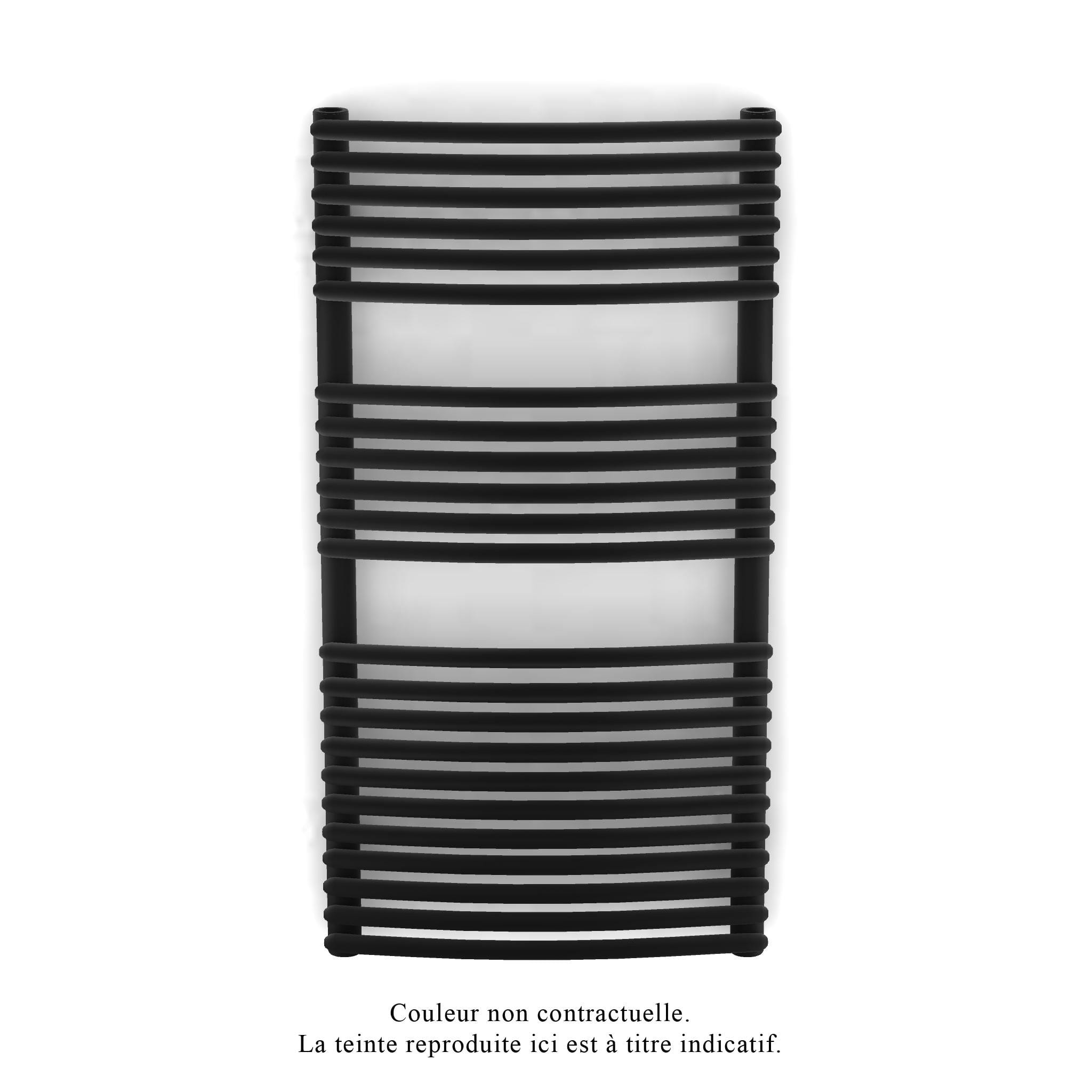 Acova - Kéva Spa MX  cintré, régul.IHD, Traffic Black, 462W + 500W, H 934 mm / L 500 mm