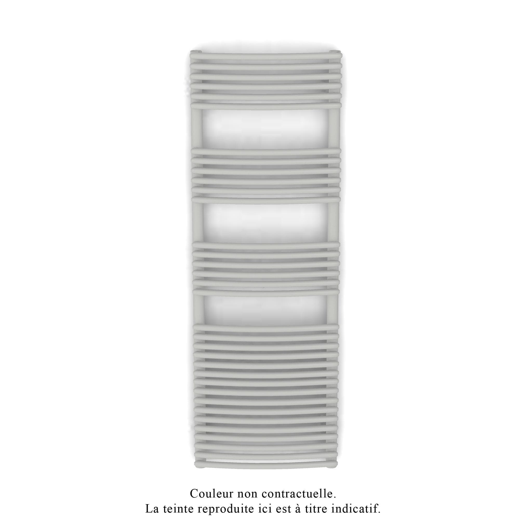 Acova - Kéva Spa MX  cintré, régul.IHD, Light Grey, 708W + 750W, H 1429 mm / L 500 mm