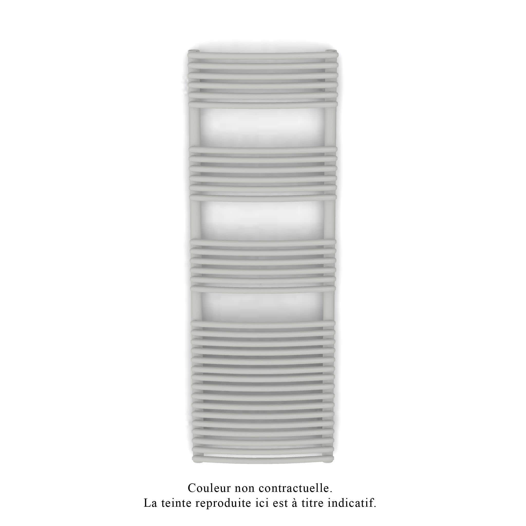 Acova - Kéva Spa MX cintré, régul.IHD, Light Grey, 708W + 750W, H 1429 mm / L 500 mm