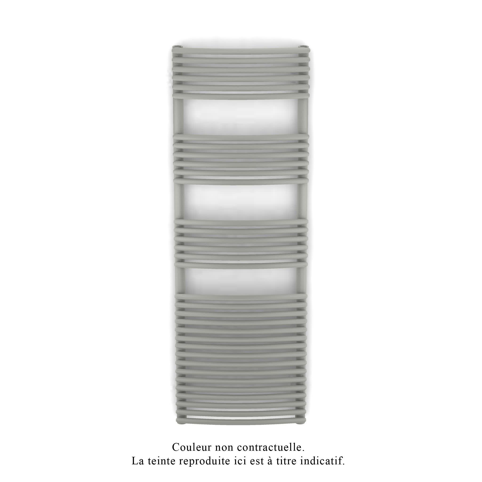 Acova - Kéva Spa MX cintré, régul.IHD, Inox Look, 708W + 750W, H 1429 mm / L 500 mm