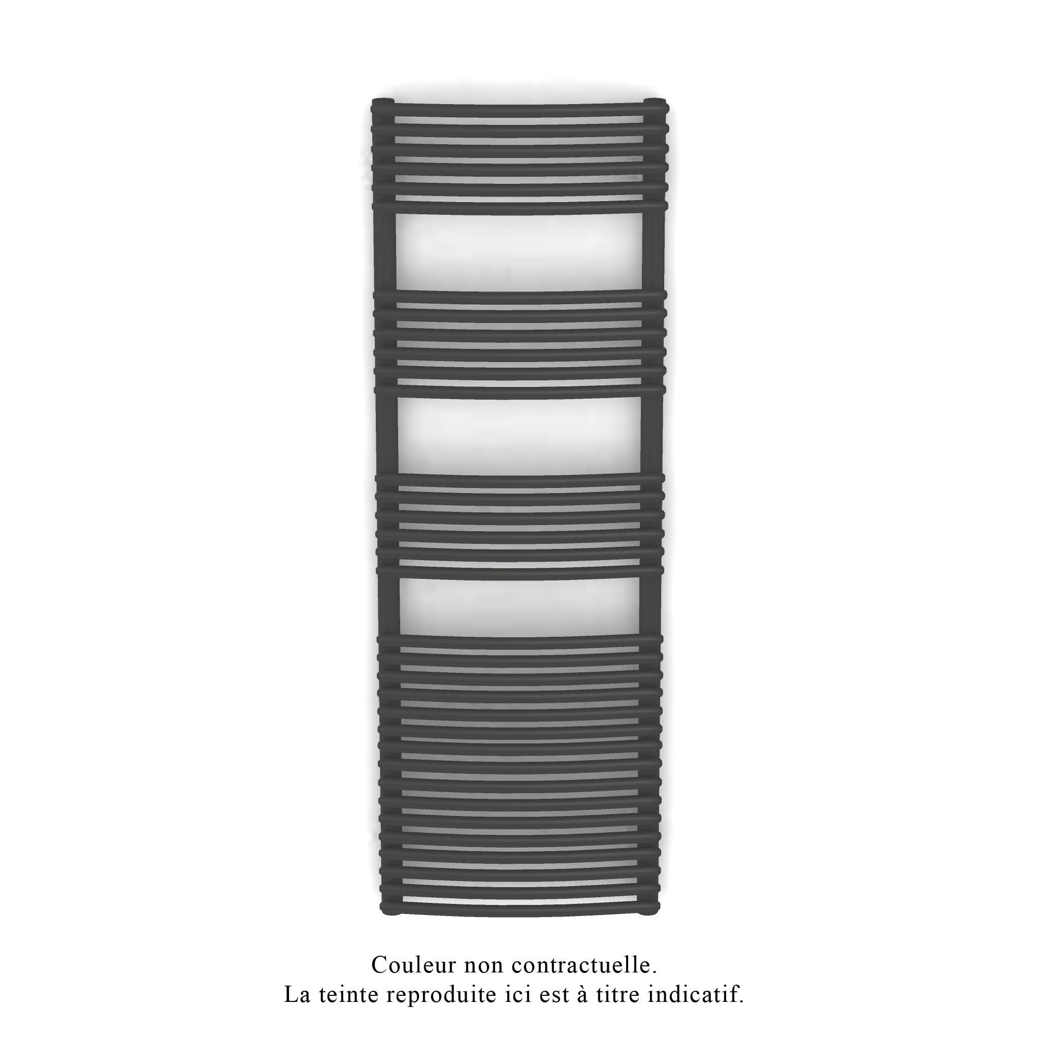 Acova - Kéva Spa MX cintré, régul.IHD, Umbra Grey, 708W + 750W, H 1429 mm / L 500 mm