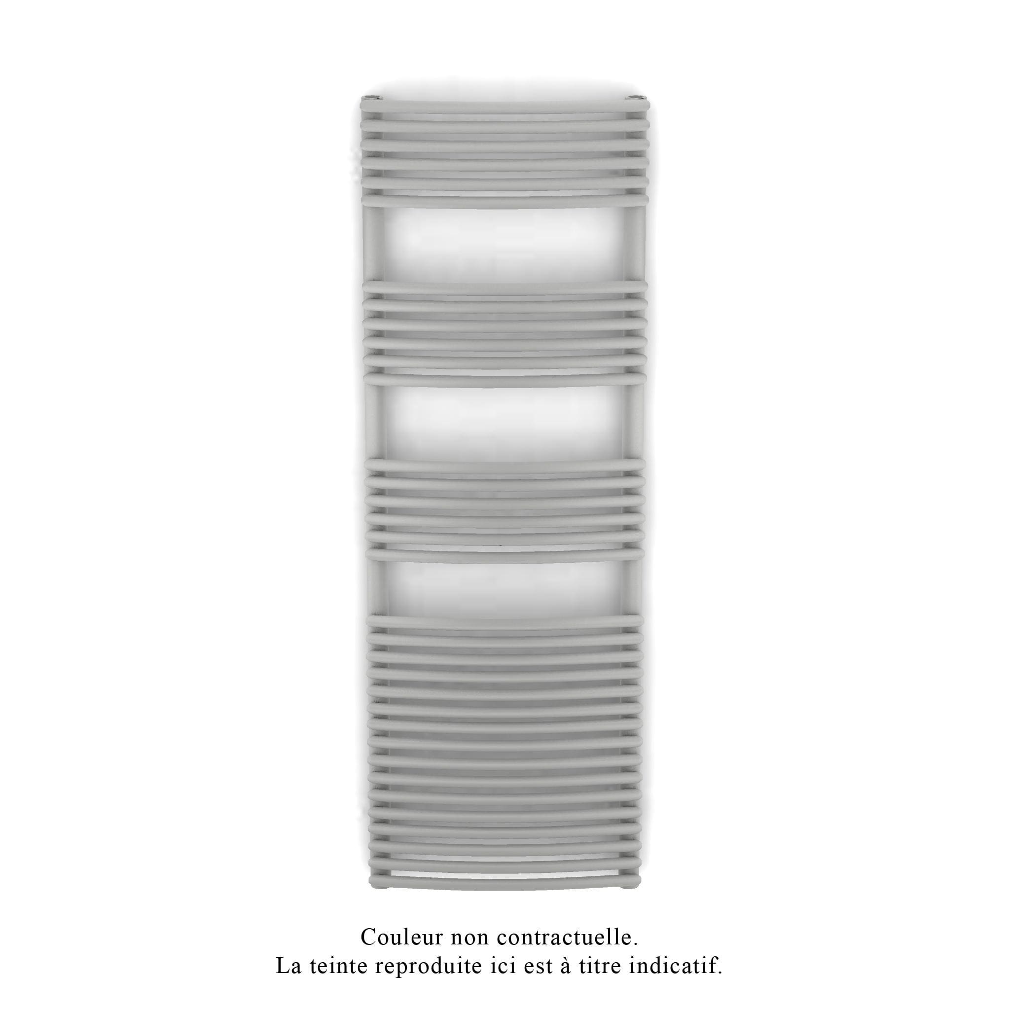 Acova - Kéva Spa MX  cintré, régul.IHD,White Aluminium, 708W + 750W, H 1429mm / L 500mm