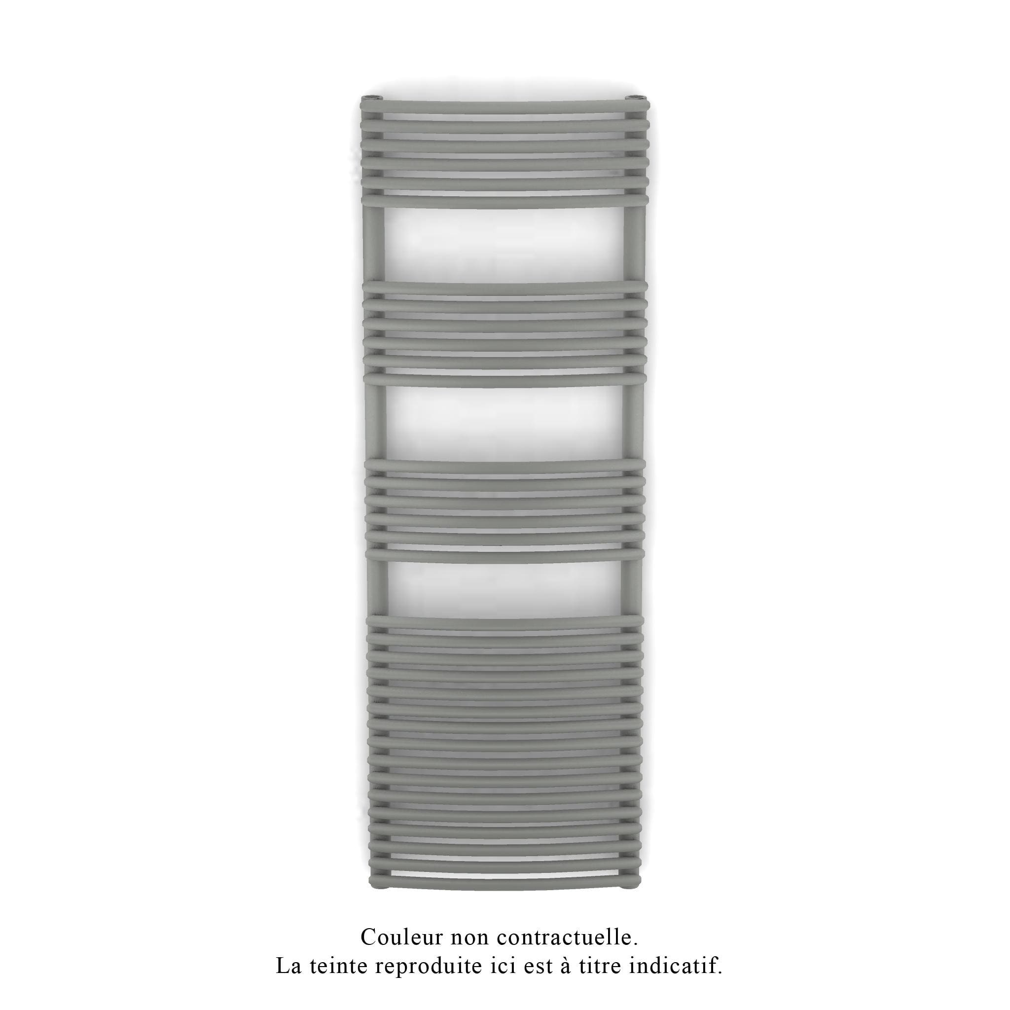 Acova - Kéva Spa MX  cintré, régul.IHD, Grey Aluminium, 708W + 750W, H 1429mm / L 500mm