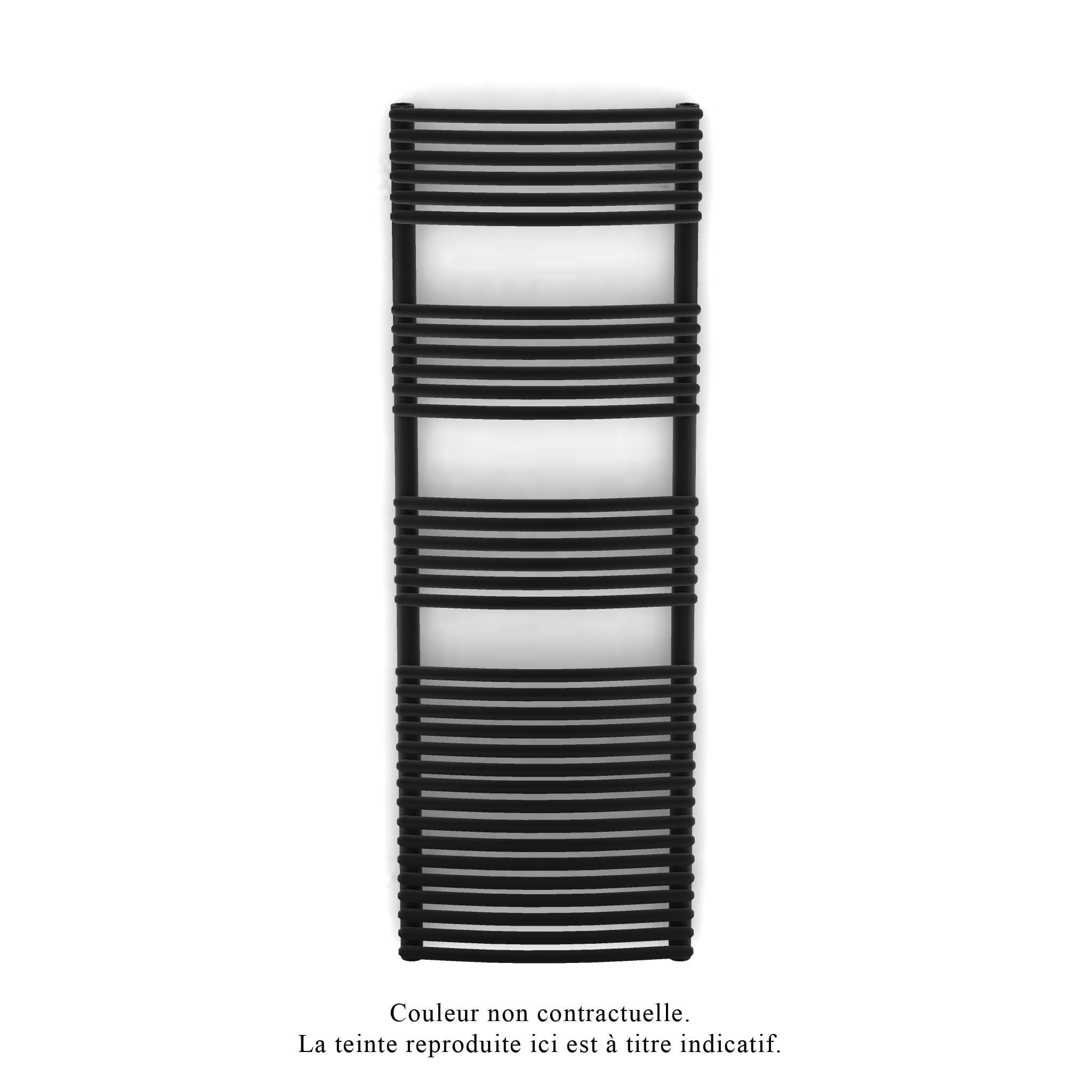 Acova - Kéva Spa MX  cintré, régul.IHD, Traffic Black, 708W + 750W,H 1429 mm / L 500 mm