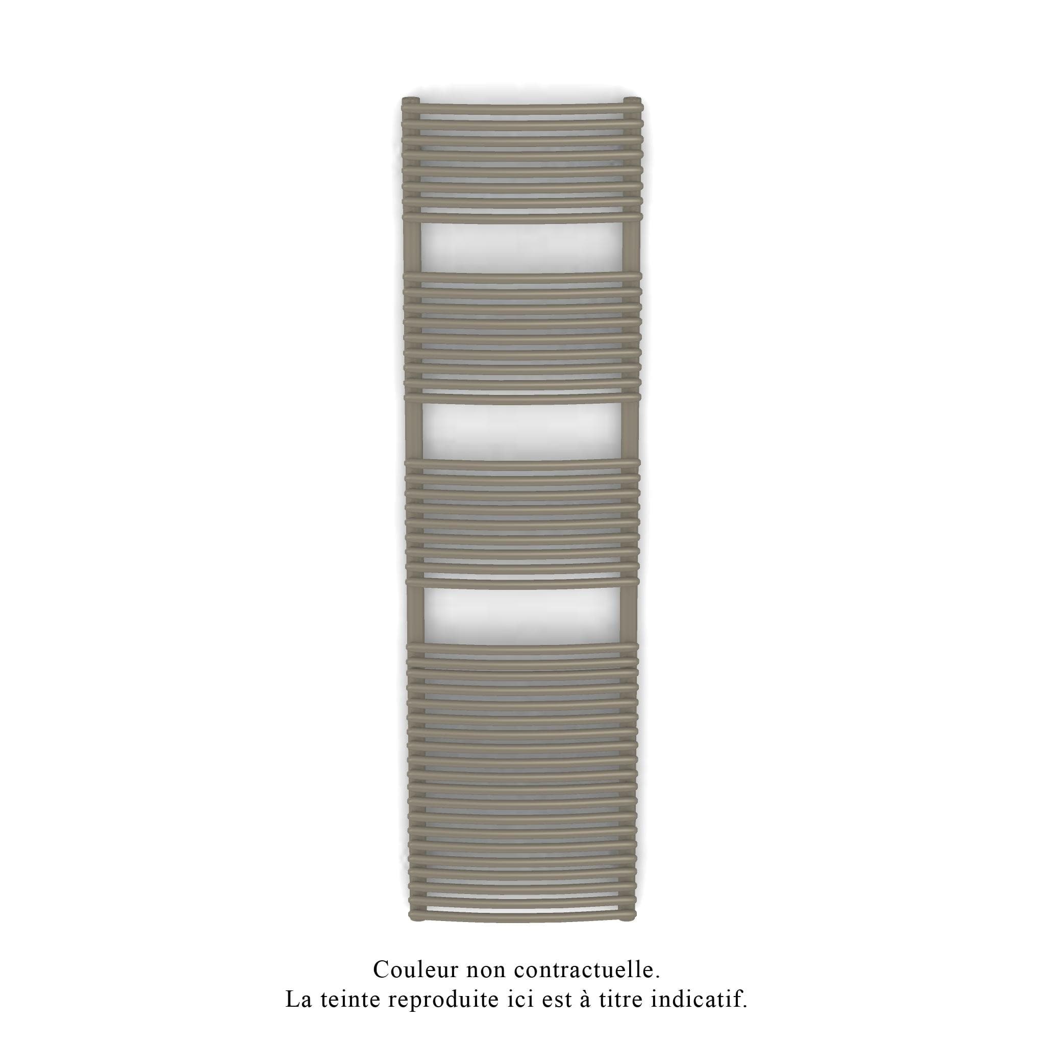 Acova - Kéva Spa MX cintré, régul.IHD, Concrete Grey, 950W + 1000W, H 1825mm / L 500mm