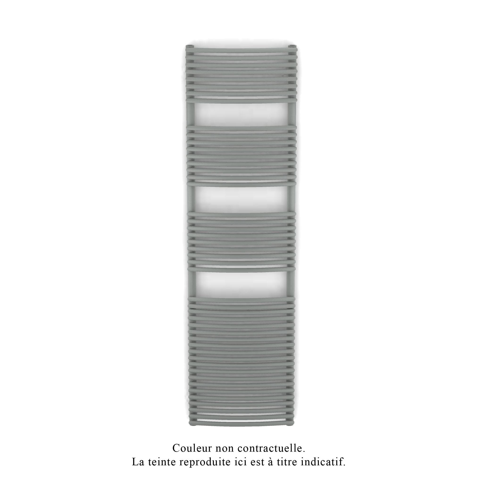 Acova - Kéva Spa MX cintré, régul.IHD, Titane, 950W + 1000W, H 1825 mm / L 500 mm