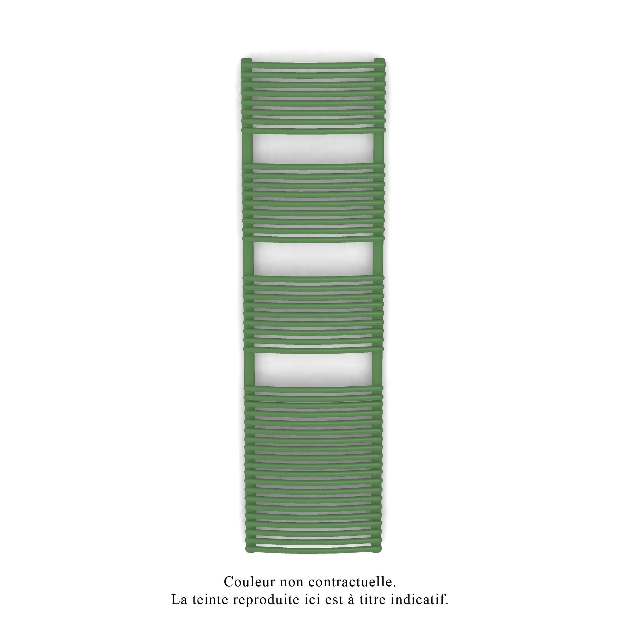 Acova - Kéva Spa MX cintré, régul.IHD, Reseda Green, 950W + 1000W,H 1825 mm / L 500 mm