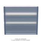 Acova - Kéva Spa MX  non cintré, régul.IHD, Pigeon Blue, 778W + 600W, H 835mm / L 900mm
