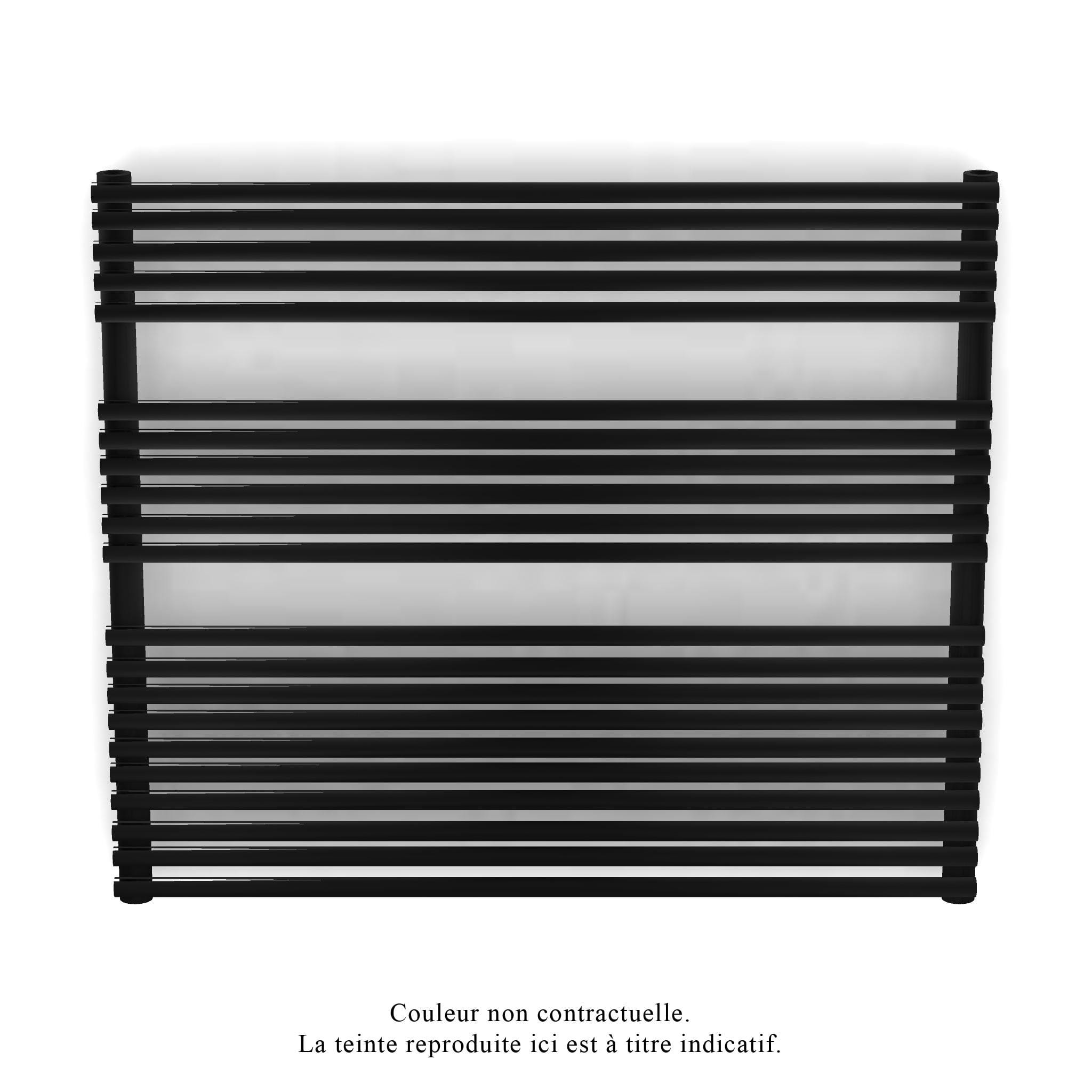 Acova - Kéva Spa MX  non cintré, régul.IHD, Jet Black, 778W + 600W , H 835 mm / L 900 mm